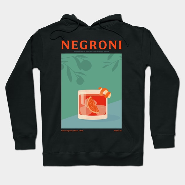 Negroni Hoodie by MurellosArt